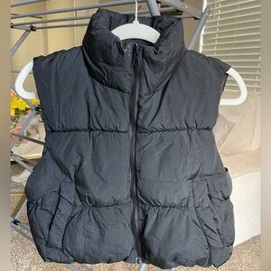 H&M Black Quilted Vest